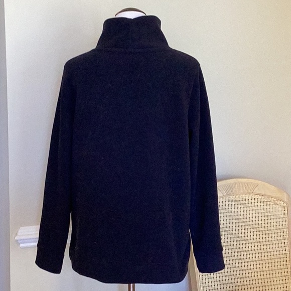 2/$20 Tommy Hilfiger navy fleece tunic with long sleeves turtleneck and side sli - Picture 4 of 9